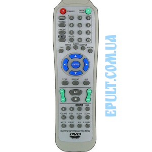 Пульт ДУ для  DVD Supra RC-D010E (Elenberg)